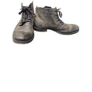 BullBoxer Mens Brown Leather Ankle Chukka Boots Sz 13 SKU 9519